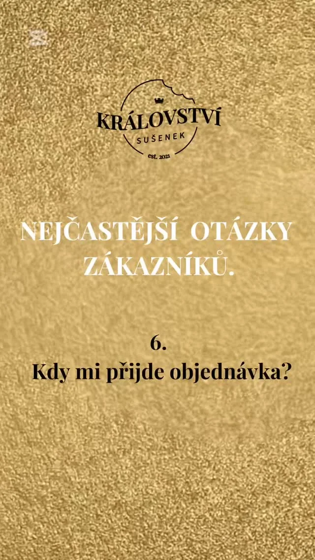 Odpovídám na Vaše nejčastější dotazy.😊 Máte nějakou otázku? Napište mi do koomentáře. 

#cookies #kralovstvisusenek #susenky #otazkyaodpovedi #objednavka #nazakazku